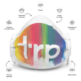 TRP Rainbow Face mask