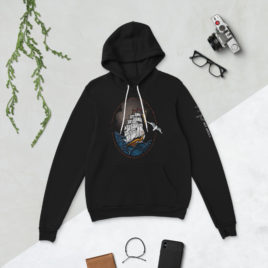 clipper ship hoodie